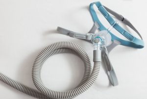 grap CPAP mask and hose